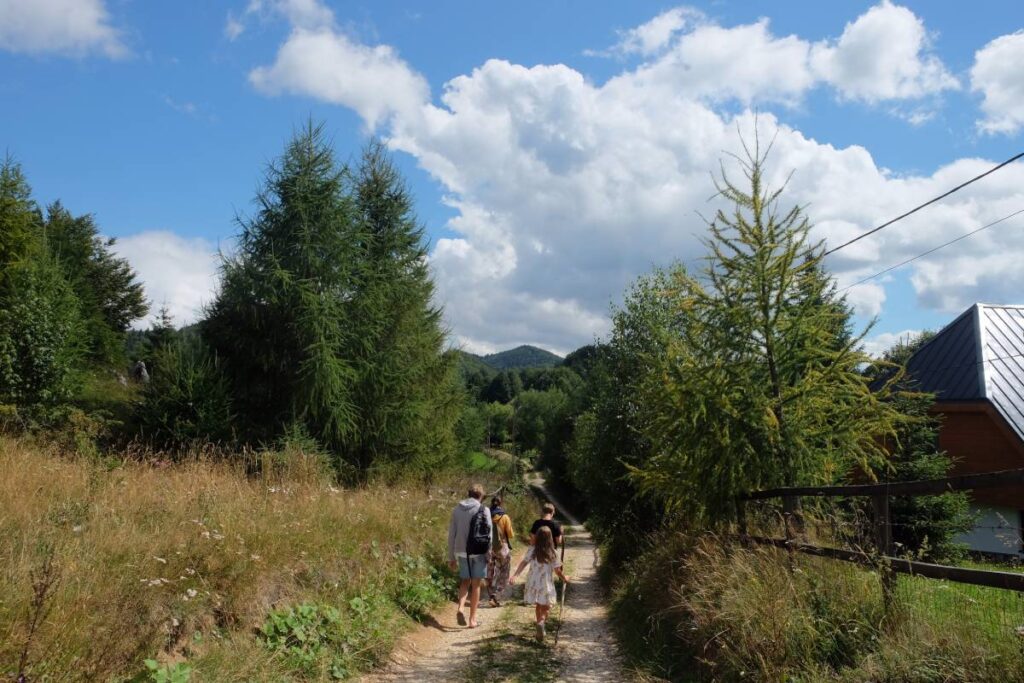 Visiter la Transylvanie en famille : Randonner autour d'Ursa Mica à Ciocanu ©Etpourtantelletourne.fr