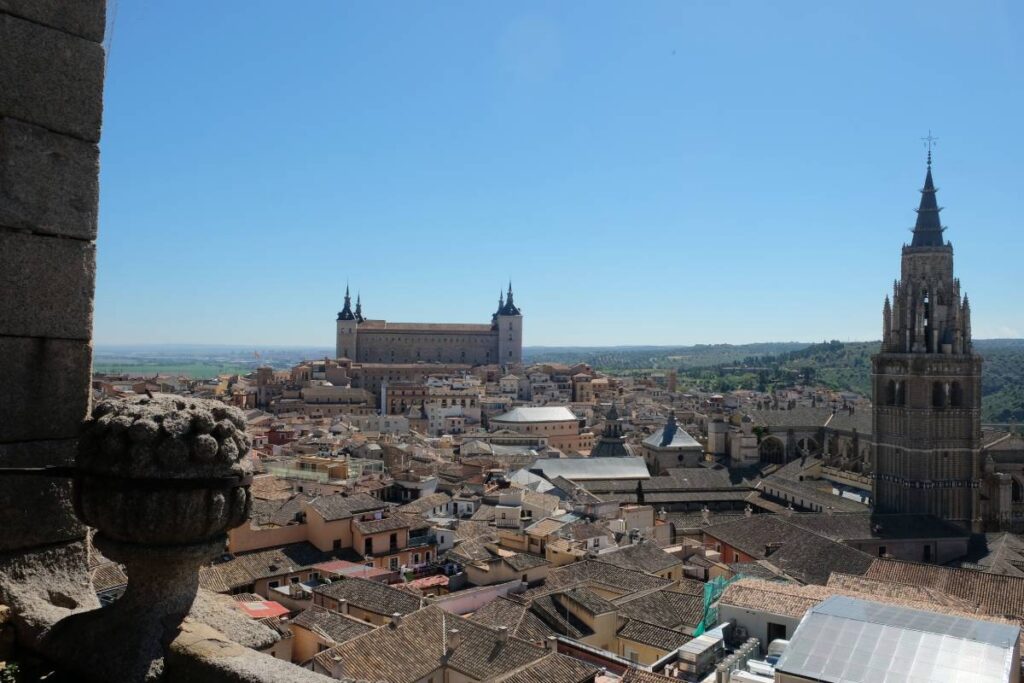 Visiter Tolède (Espagne) - vue depuis le clocher de l'église Saint-Ildefonse ©Etpourtantelletourne.fr
