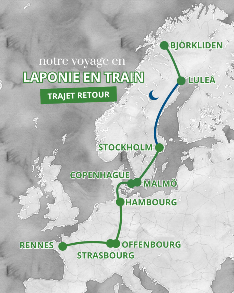 Revenir de Laponie en train ©Etpourtantelletourne.fr